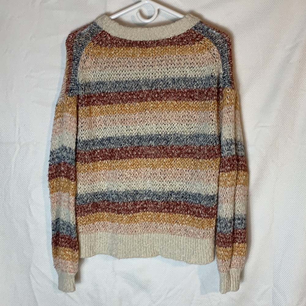 Madewell Baez Pullover Striped Sweater Size Small - Picture 3 of 14